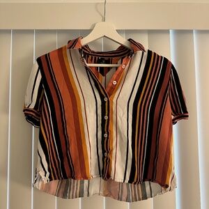 Volcom women's retro shirt with open upper arm